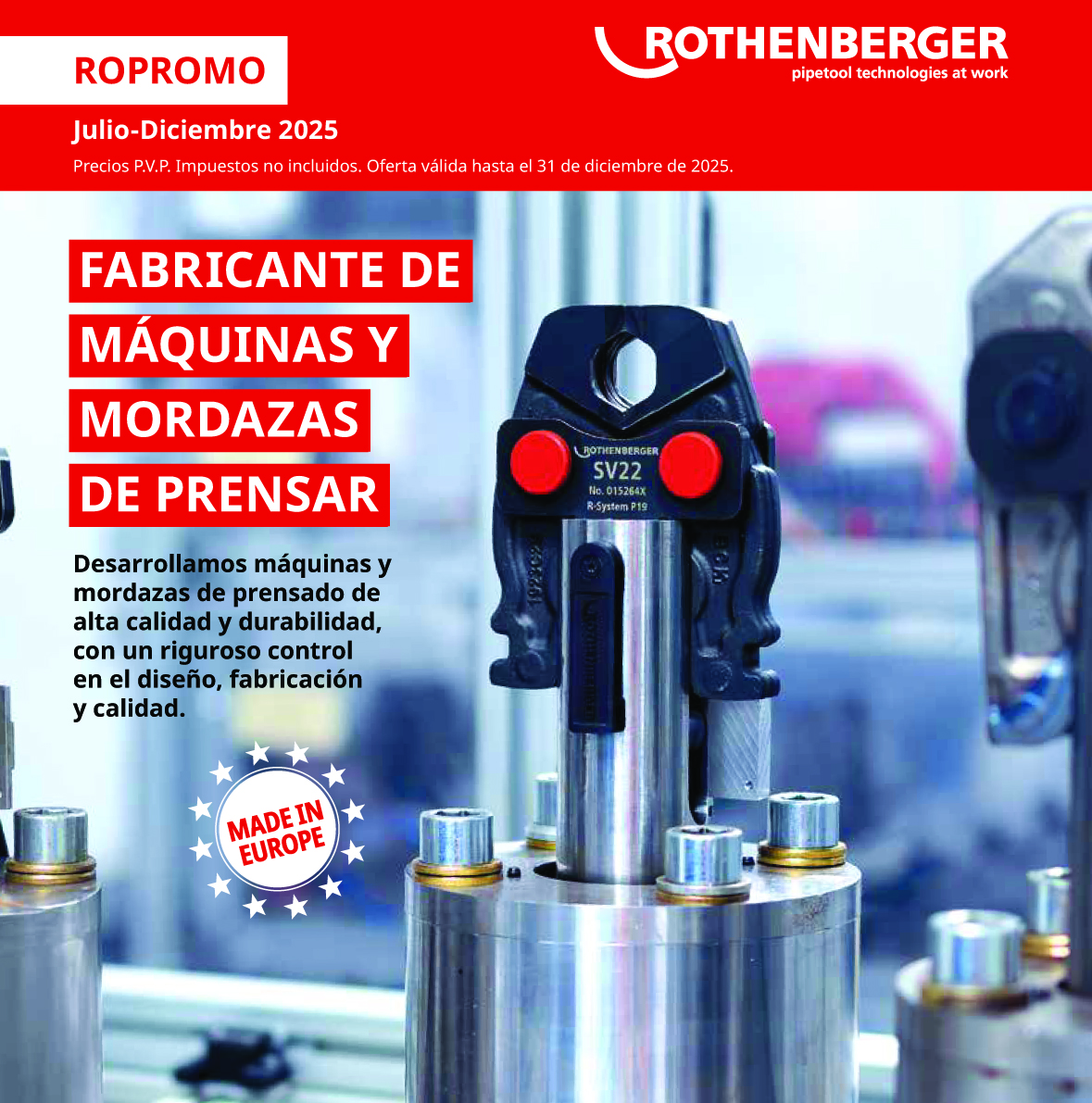 Oferta artículos ROTHENBERGER hasta finales 2025